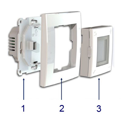 Конструкция терморегулятора NOBO NTB 2R